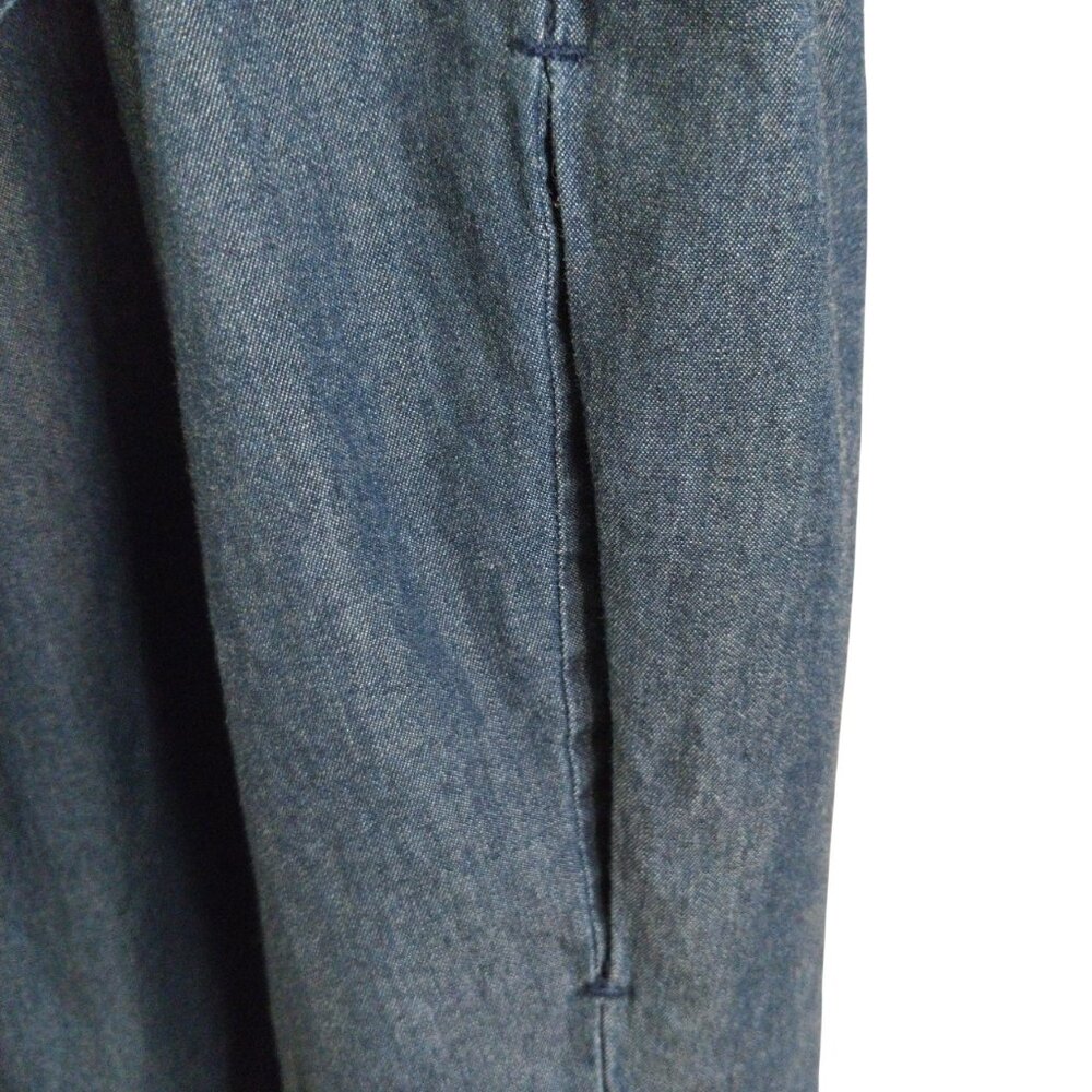 Lanz of Salzburg Bon Voyage Chambray Nautical Sailor Dress Like New Size Large - Picture 7 of 10